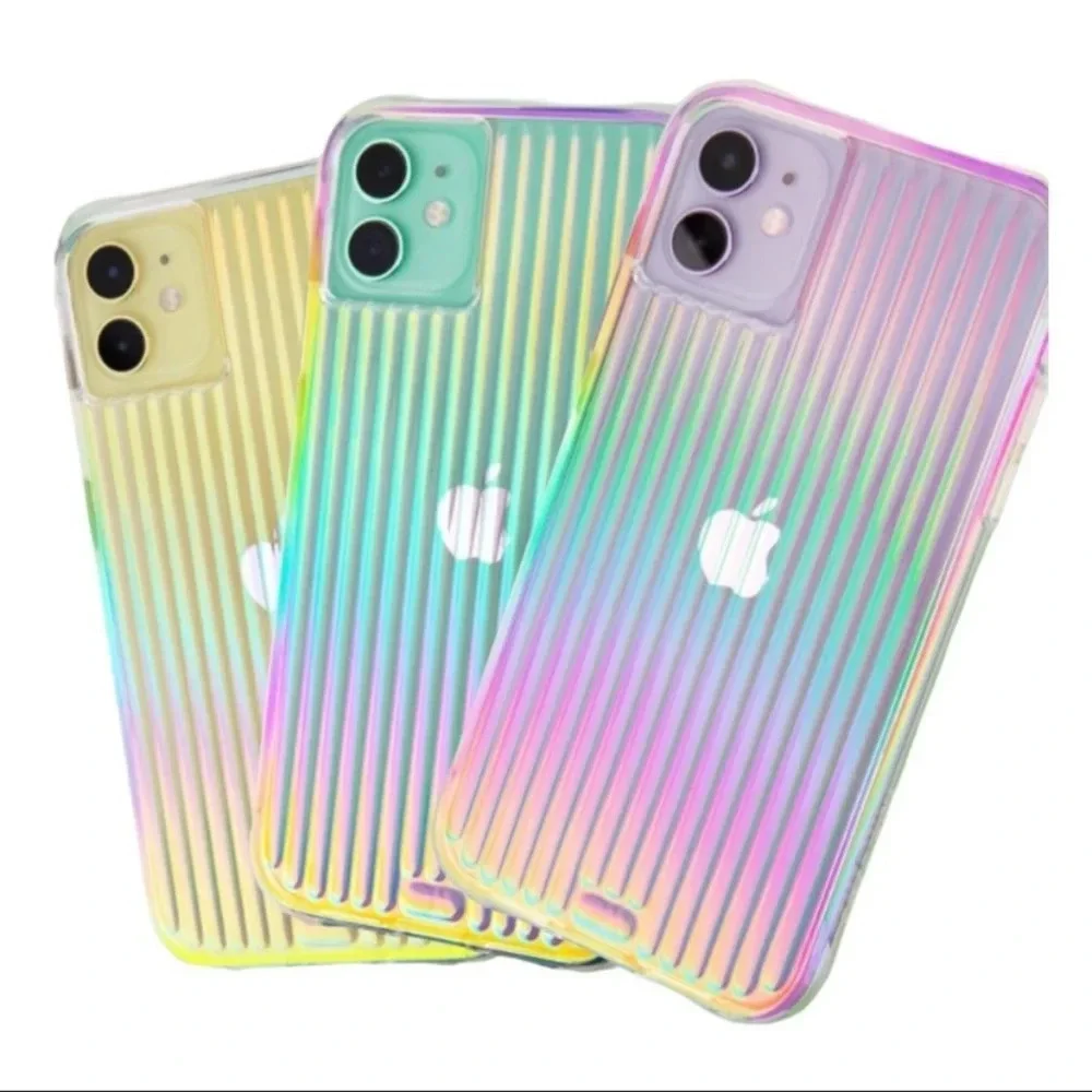 🆕 Case Mate Tough Groove Iridescent iphone Case